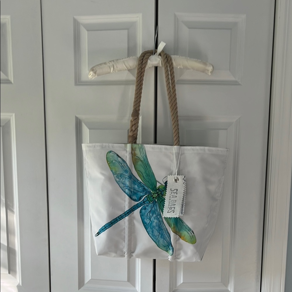 NWT Sea Bags brand medium dragonfly tote - Picture 5 of 5